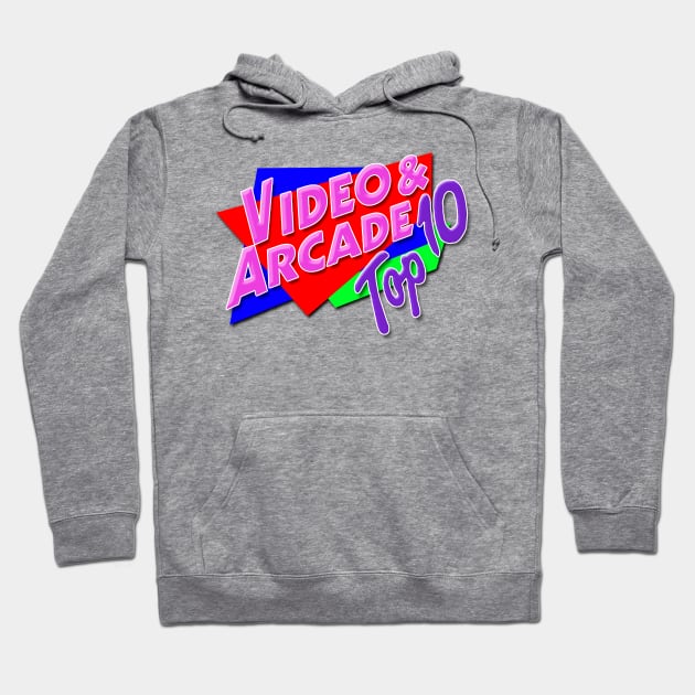 Video & Arcade Top 10 Hoodie by Studio Marimo